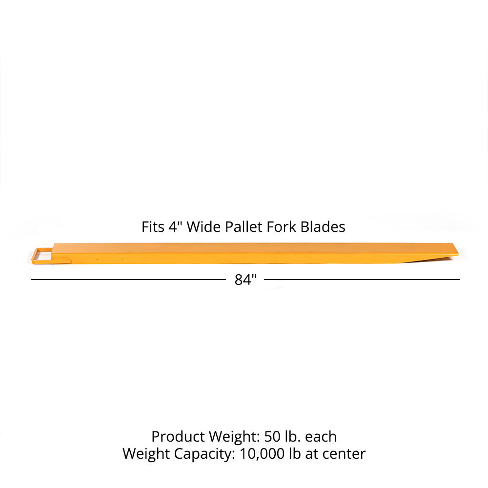 Titan Pallet Fork Extensions | 84" / 4.5"