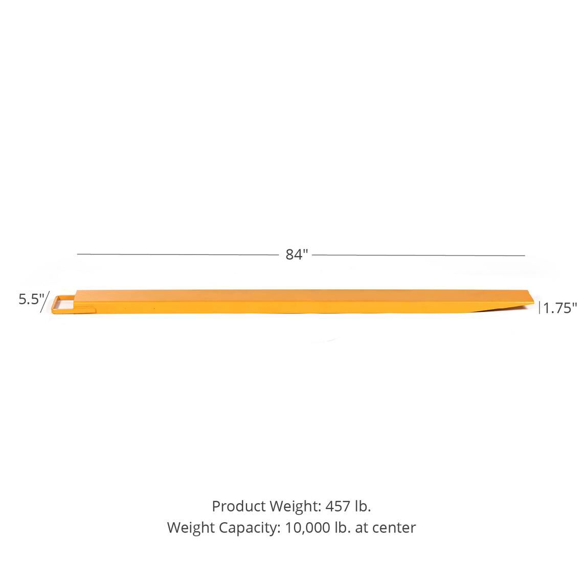 SCRATCH AND DENT - Fork Extension 5.5" x 84" - FINAL SALE