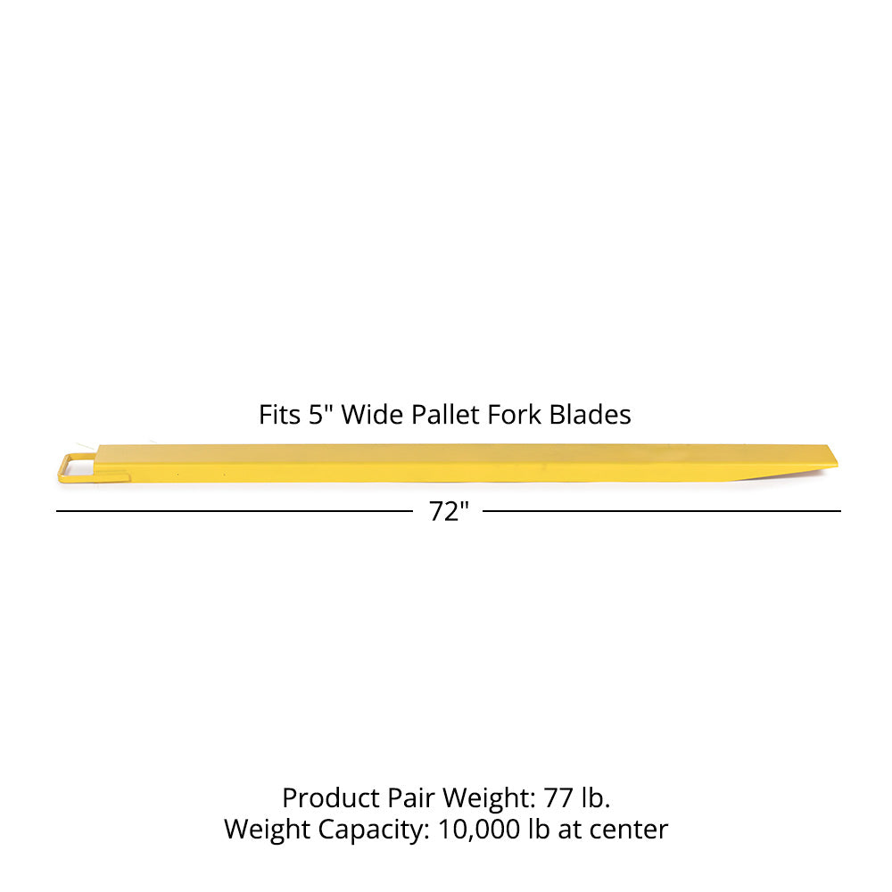 Titan Pallet Fork Extensions | 72" / 5" - view 40