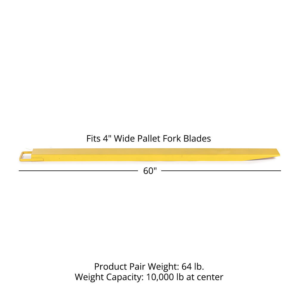 Titan Pallet Fork Extensions | 60" / 4"
