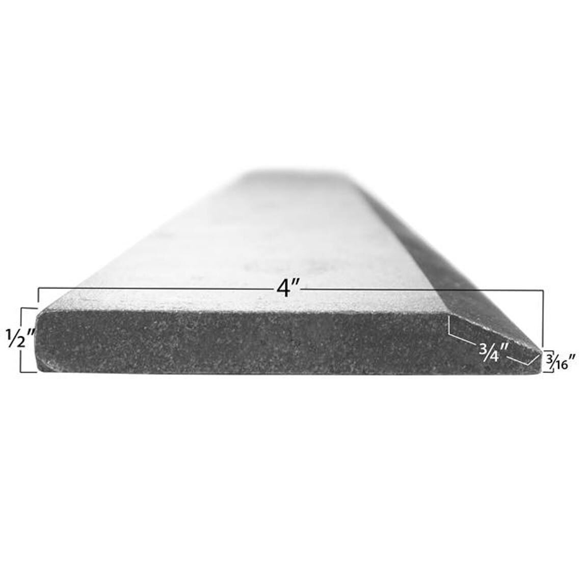 Weld-On Single Bevel Cutting Edge | 84" / 1/2"