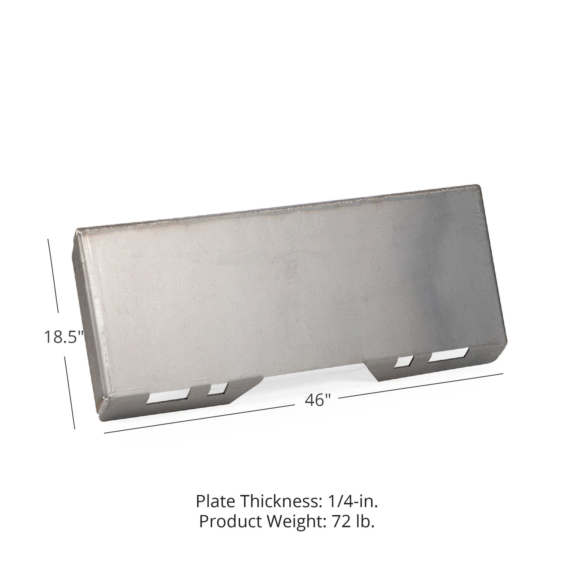 SCRATCH AND DENT - 1/4" Attachment Mount Plate for Skidsteer bobcat kubota - FINAL SALE