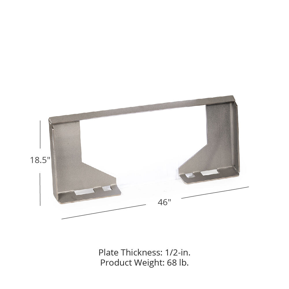 SCRATCH AND DENT - 1/2" Cut Out Mount Plate - FINAL SALE - view 2