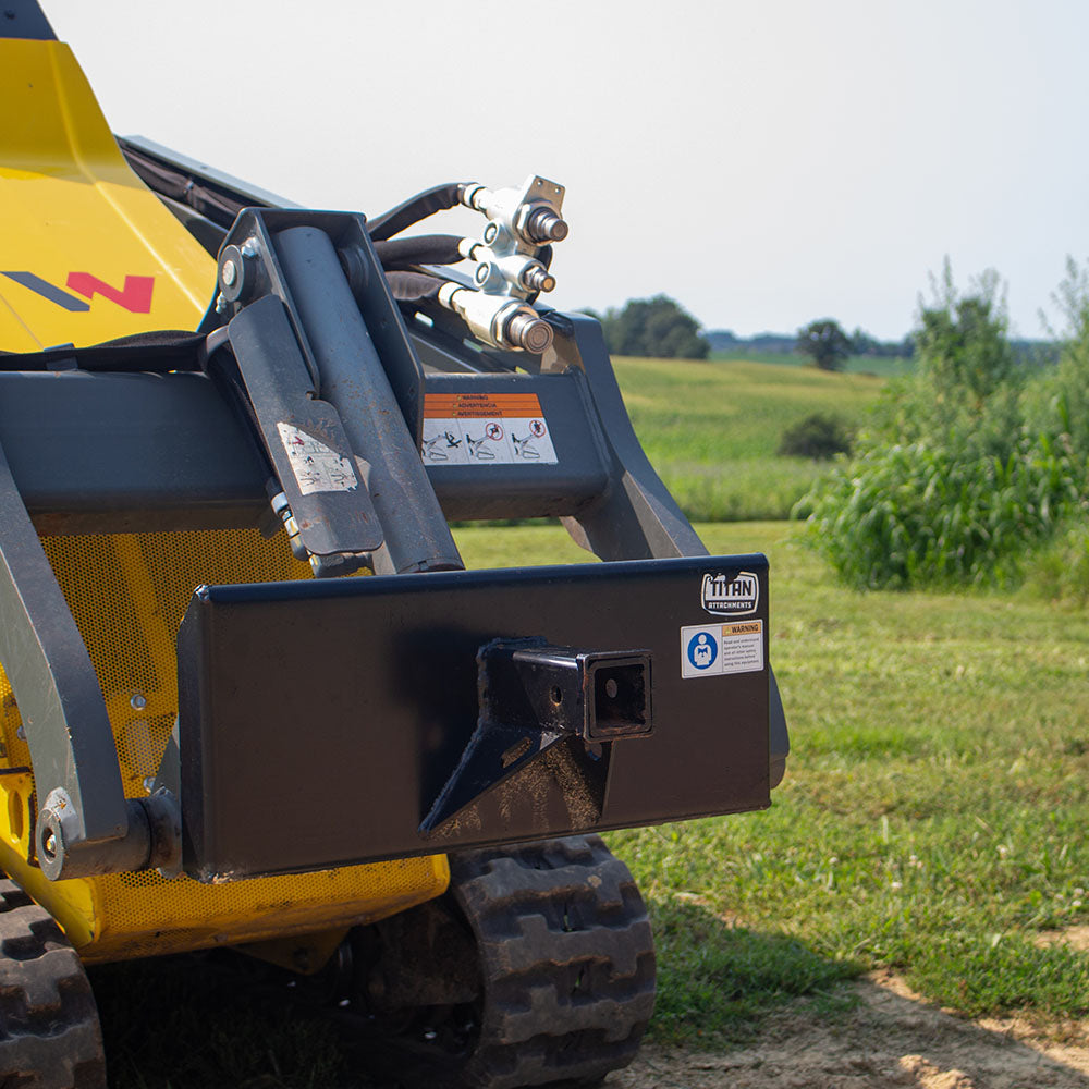 Mini Skid Steer Receiver Hitch Mount Plate - view 2