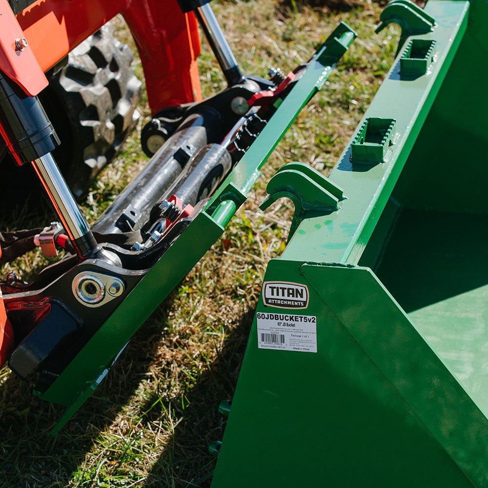 Quick Tach Adapter Fits Skid Steer Converts to John Deere Hook and Pin - view 2