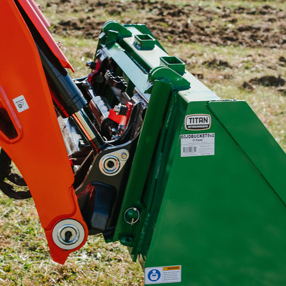 Quick Tach Adapter Fits Skid Steer Converts to John Deere Hook and Pin - view 8