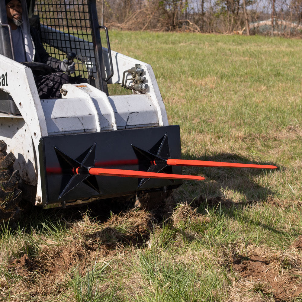 Dual Prong Hay Bale Spear Attachment | Frame Only