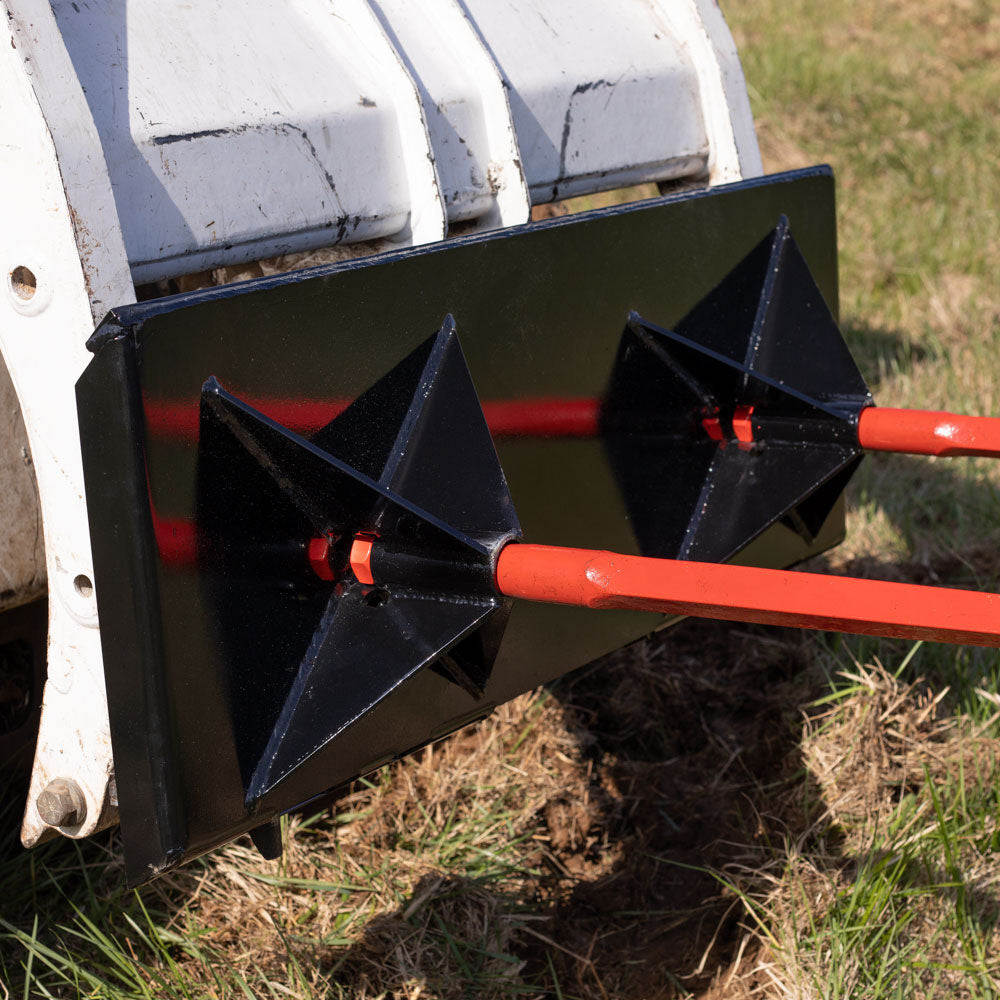 Dual Prong Hay Bale Spear Attachment | Frame + 49" Spears