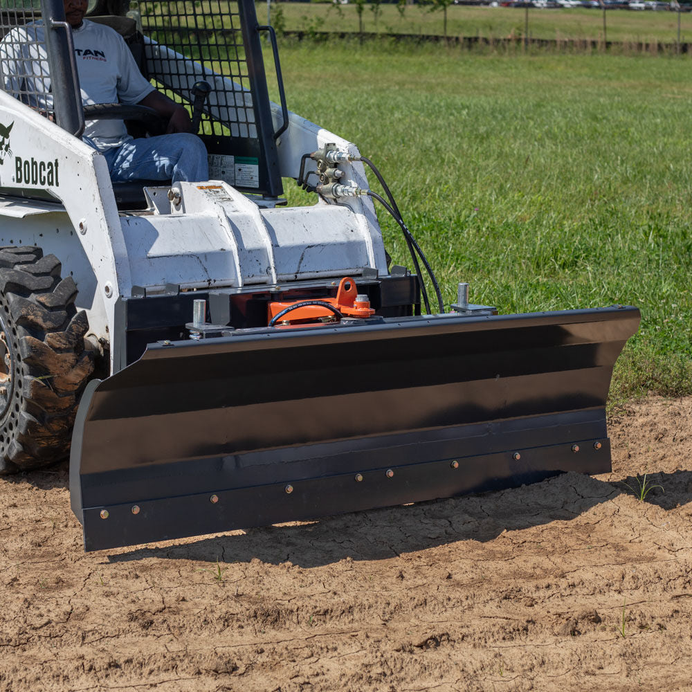 SCRATCH AND DENT - Hydraulic 79" Skid Steer Dozer Blade / Snow Pusher - FINAL SALE