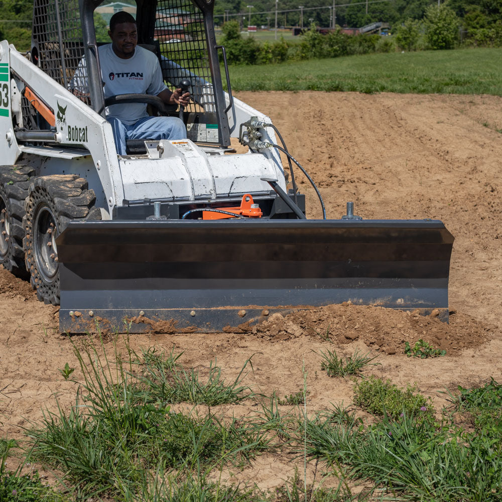 Hydraulic Skid Steer Dozer Blade / Snow Plow | 79"