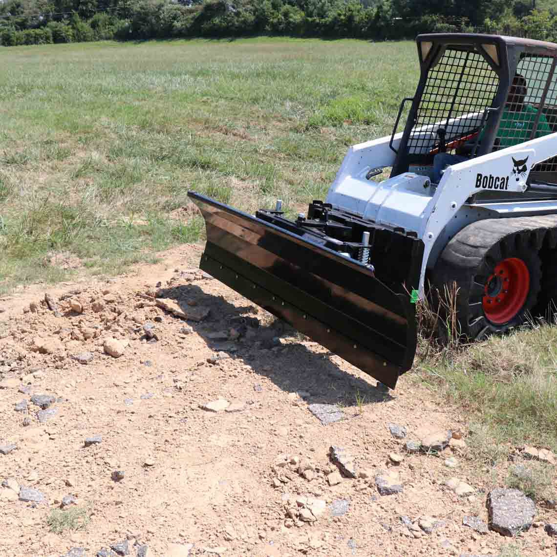 SCRATCH AND DENT - Manual Rotating 94” Skid Steer Dozer Blade Snow Pusher - FINAL SALE - view 8