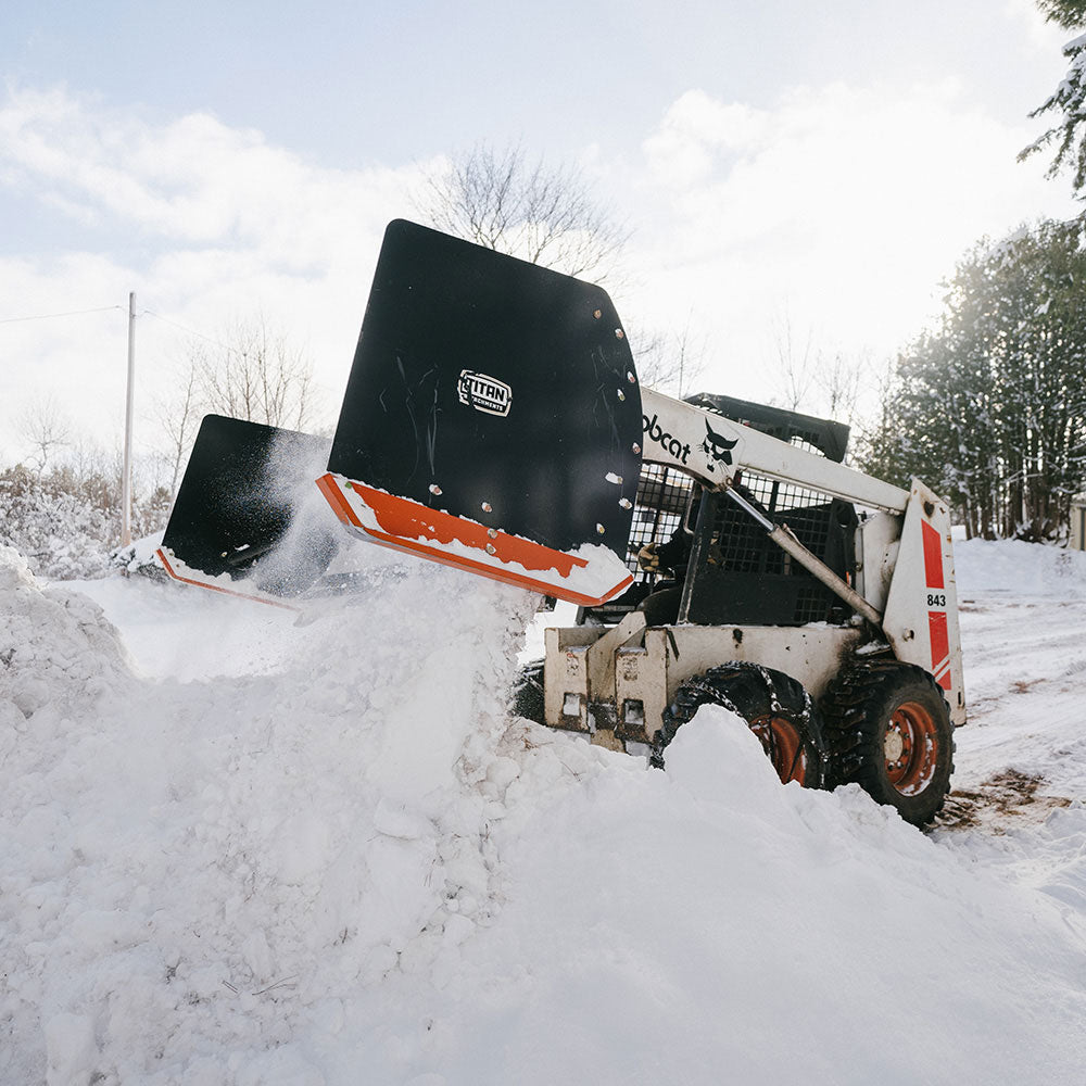 92" Skid Steer Snow Pusher Attachment