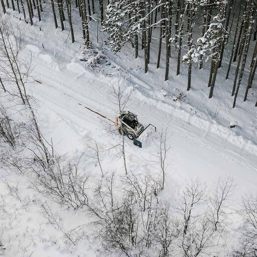 92" Skid Steer Snow Pusher - view 5