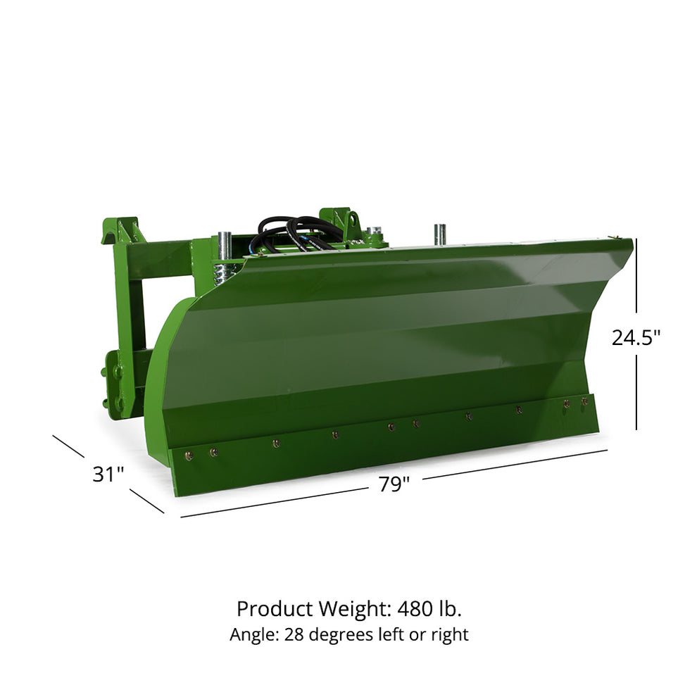 Hydraulic Hook & Pin Dozer Blade/Snow Pusher | Titan Attachments
