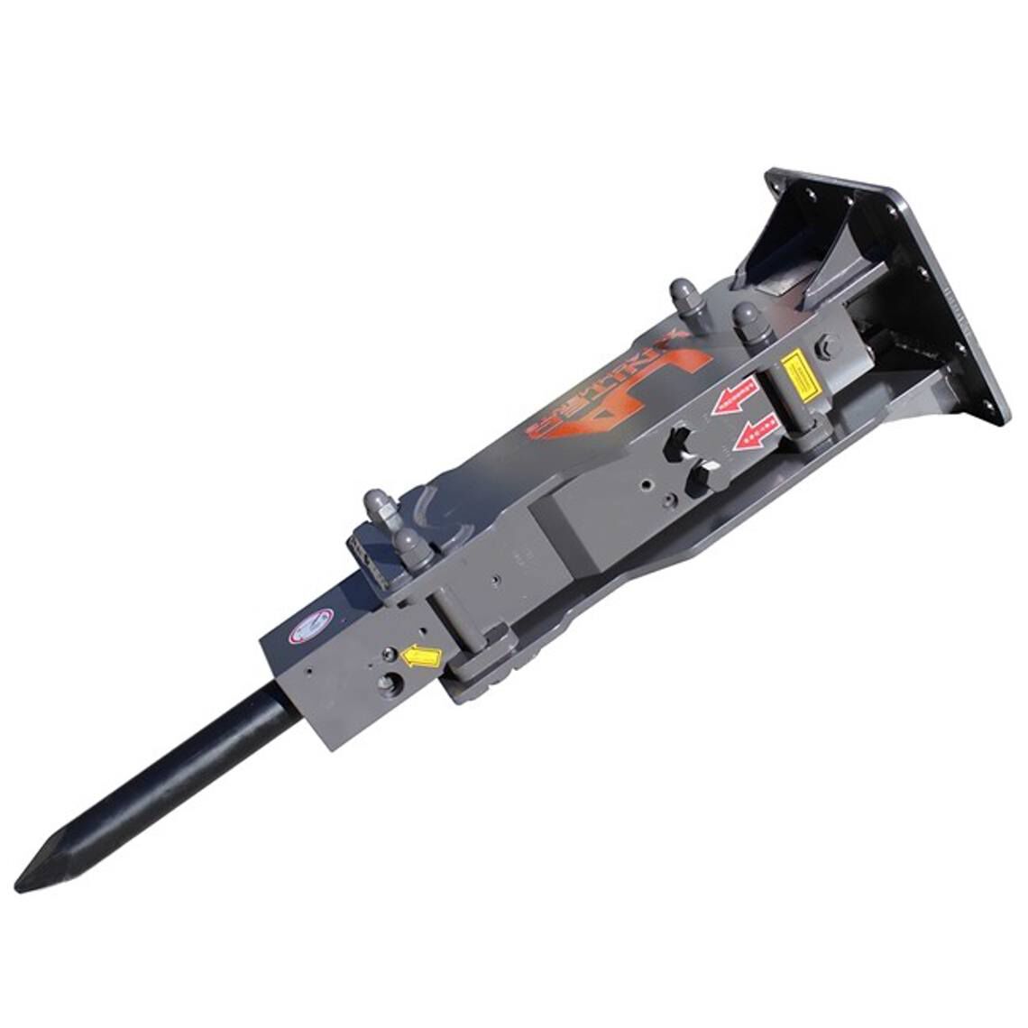 UA-750 Hydraulic Breaker w/  Skid Steer & Excavator Combo Mount Plate