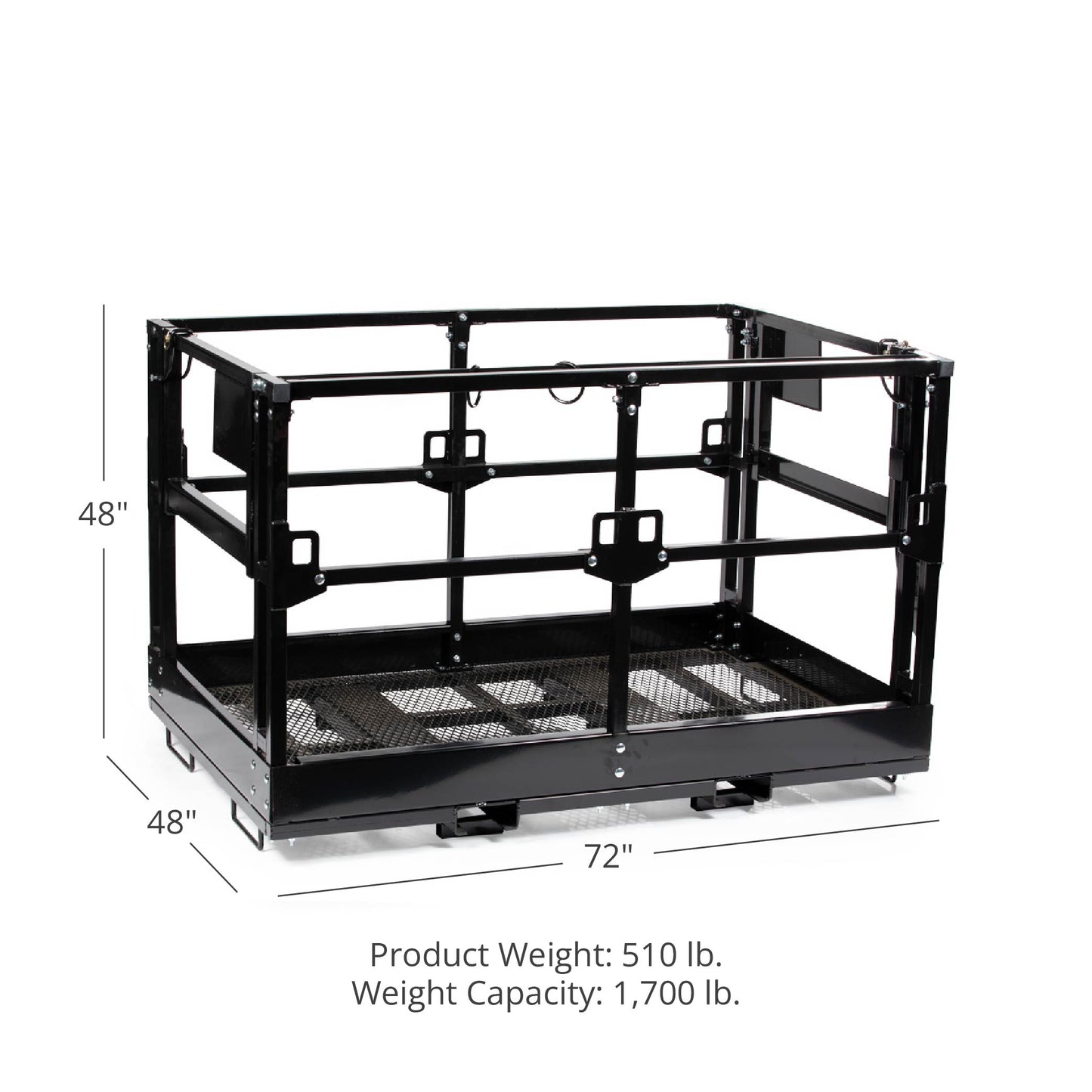 Telehandler Work Platform Man Basket | 4' x 6' - view 9