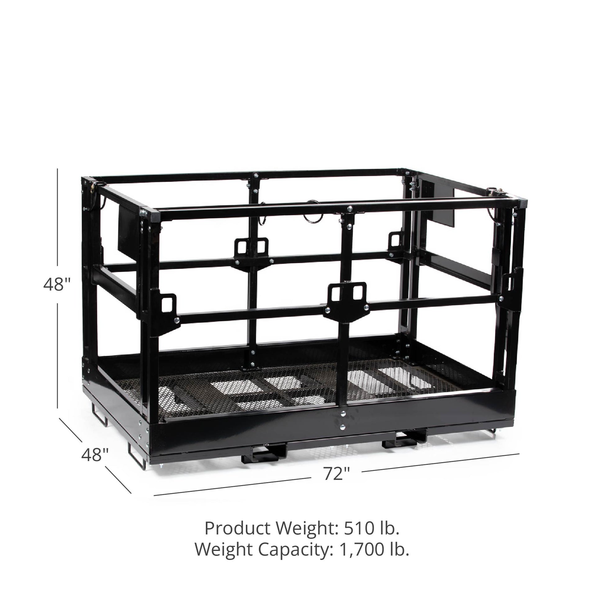 Telehandler Work Platform Man Basket | 4' x 6'