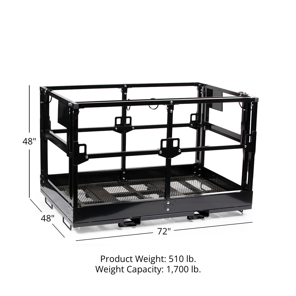 Telehandler Work Platform Man Basket | 4'x6' - view 10