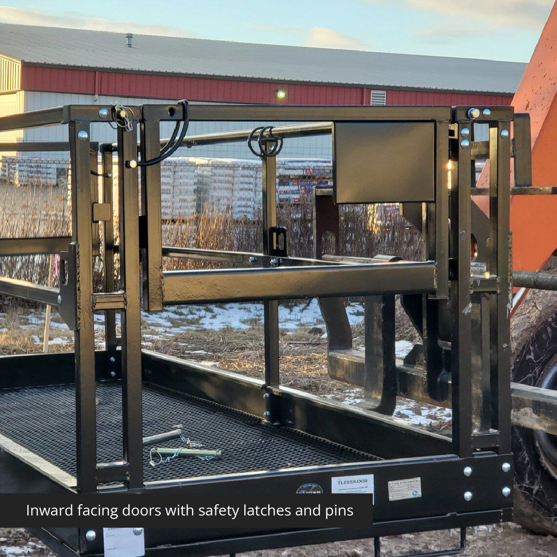 Scratch and Dent - Titan Telehandler Safety Basket, Forklift