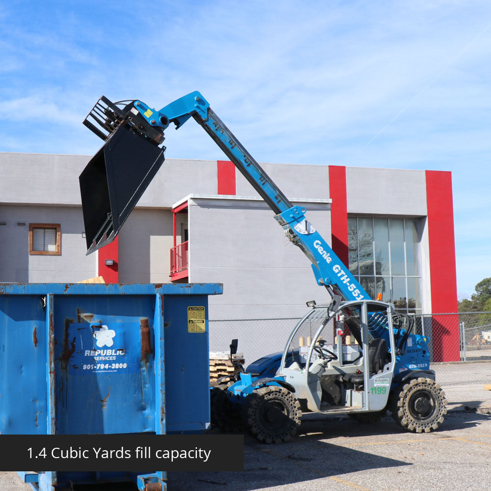 Fork Mounted Telehandler Bucket | 72" - view 3