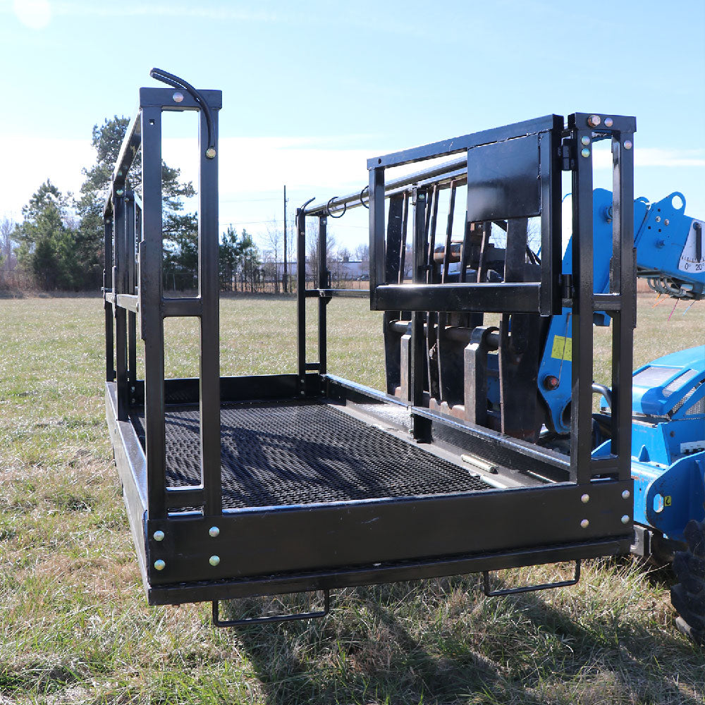 Telehandler Work Platform Man Basket | 4' x 7'8" - view 6