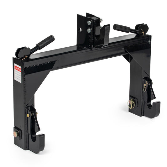 Titan Category 1, 3 Point Quick Hitch | Black view 1