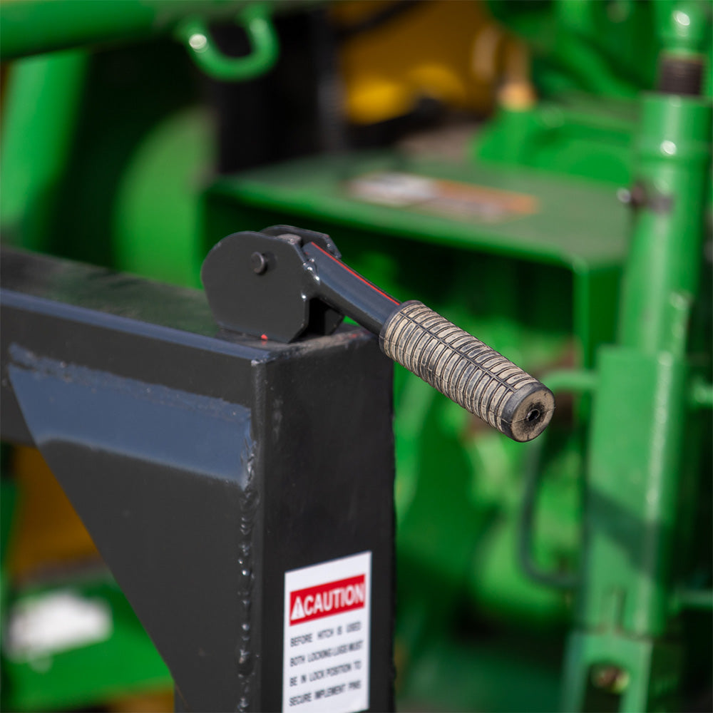LEADZM 3-Point Quick Hitch Adaptor For Category 1 & 2 Tractors – Green, 3000lb Capacity, 60lbs