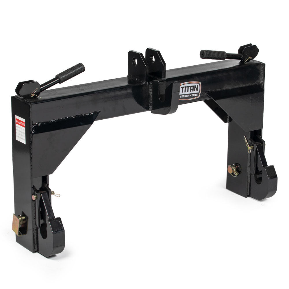 Titan Category 2, 3 Point Quick Hitch | Black - view 1