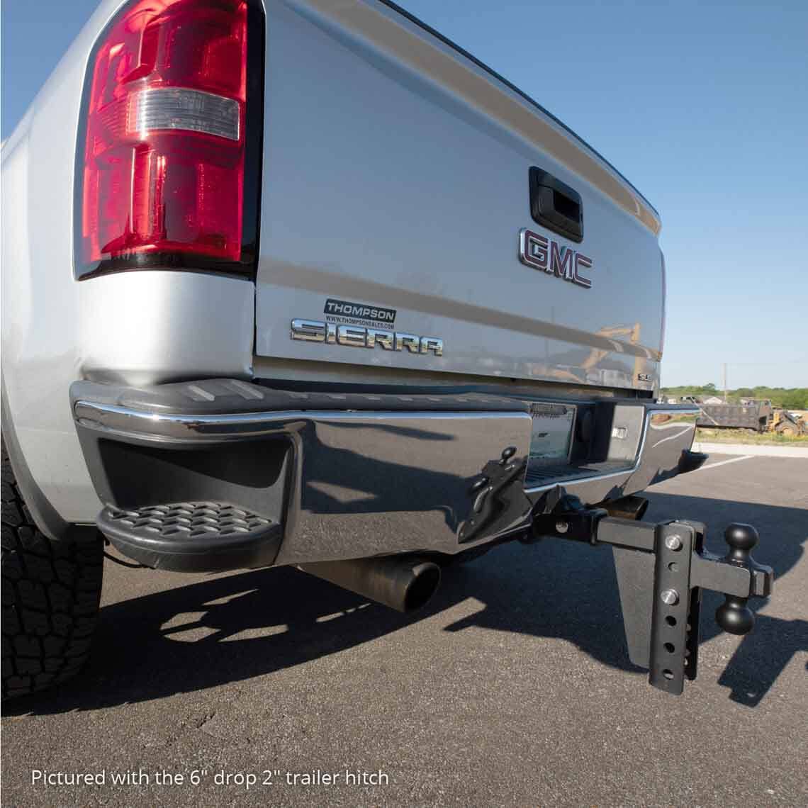 SCRATCH AND DENT - 8-in Drop/Rise HD Dual Ball Mount 2-in Trailer Hitch - FINAL SALE - view 4