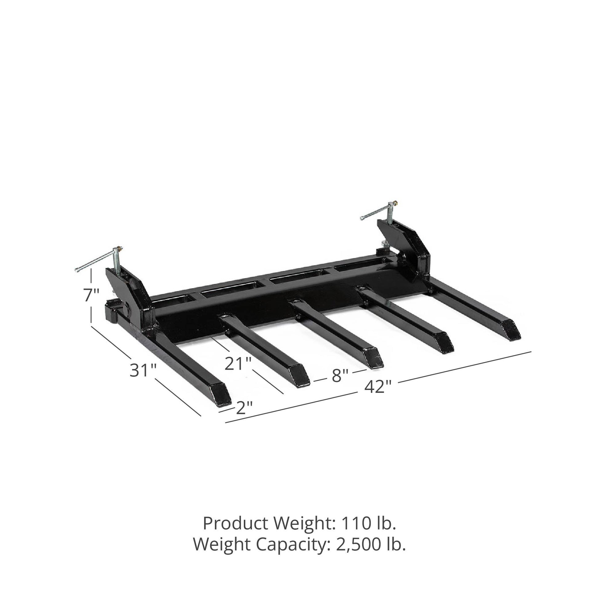 Clamp-On Debris Forks V2 | 48"