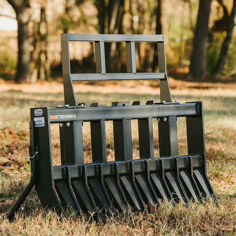 Debris Spring Rake Pro Series Root Debris Rake | Titan Attachments