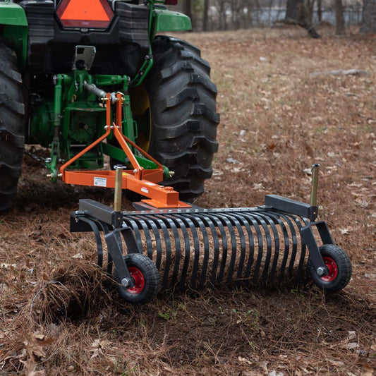 3 Point Landscape Rakes, Optional Bolt-On Wheels | 4 FT / Yes view 2
