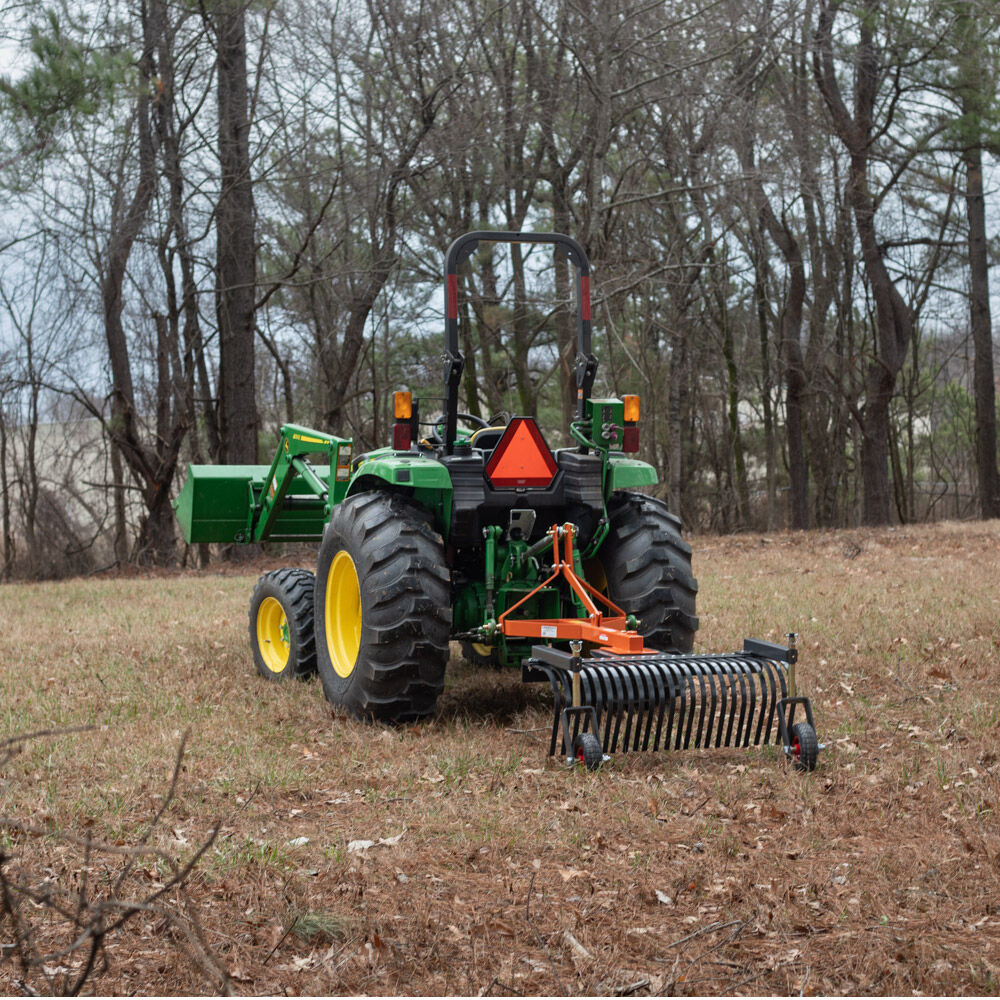 Tractor leaf rake sale