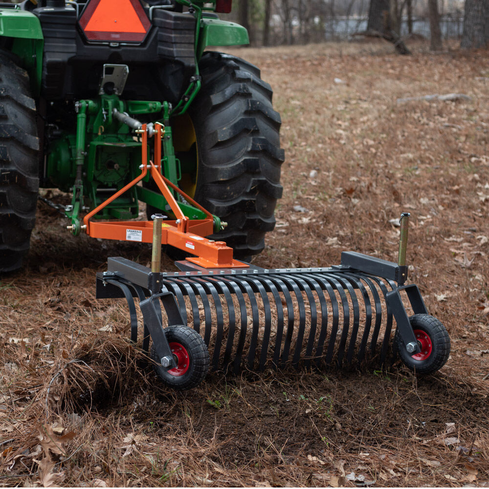 3 Point Landscape Rakes, Optional Bolt-On Wheels | 4' / Yes - view 3