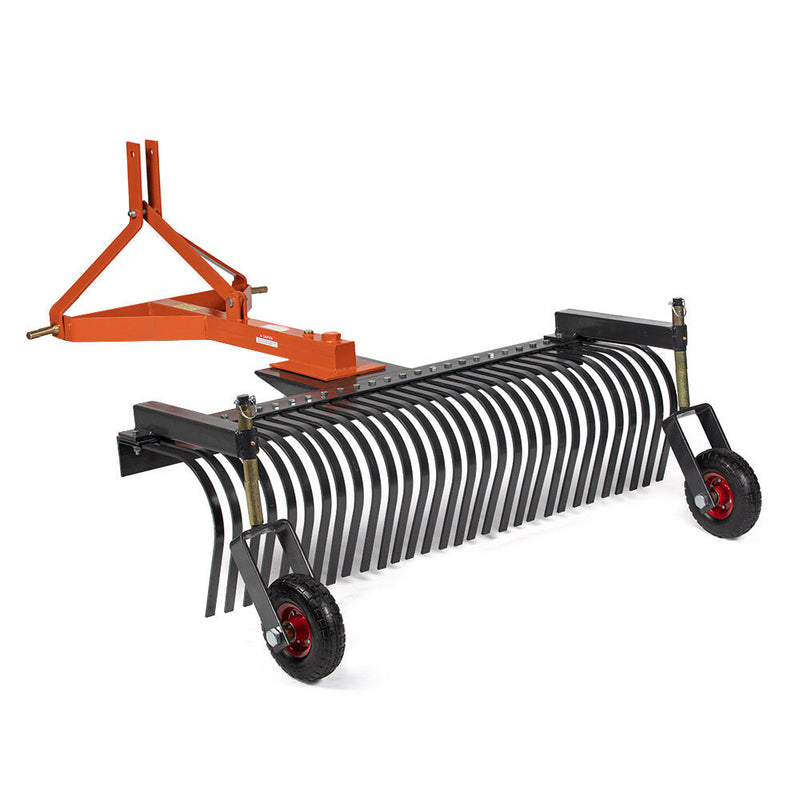3 Point Landscape Rakes, Optional Bolt-On Wheels | 5 FT / Yes