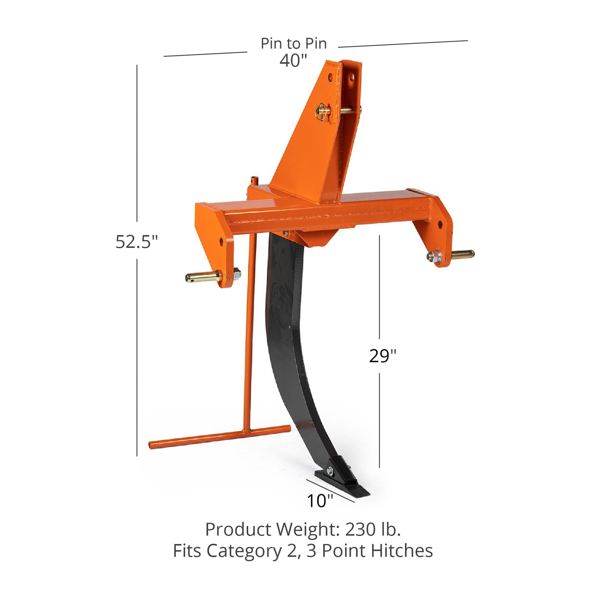 3 Point Subsoiler Attachment Fits Cat 2 Tractors