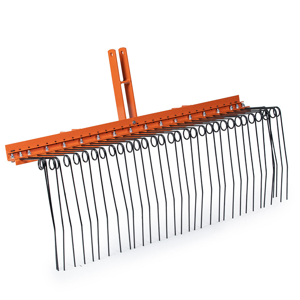 Scratch and Dent, 5 FT Pine Straw Needle Rake Fits Cat 1 | Titan ...