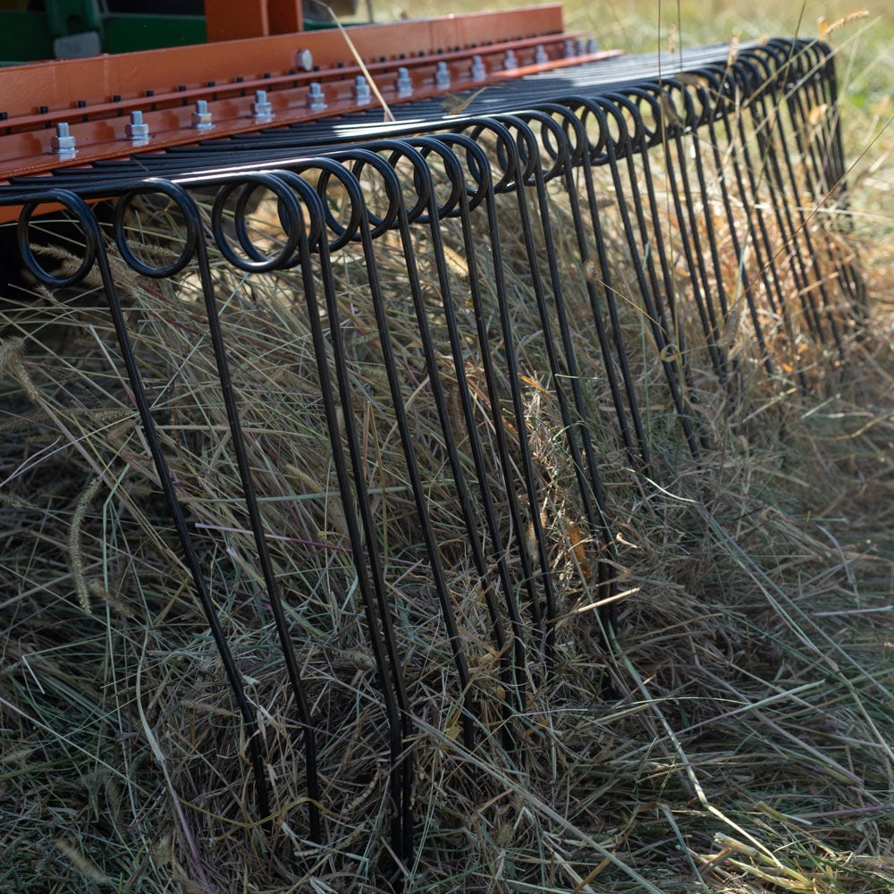 SCRATCH AND DENT - Pine Straw Needle Rake 5 ft for Cat 1, 3 Point - FINAL SALE - view 5