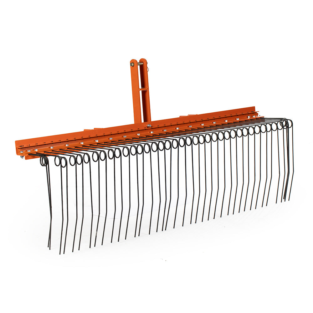 Scratch and Dent, 6 FT Pine Straw Needle Rake Fits Cat 1 | Titan ...