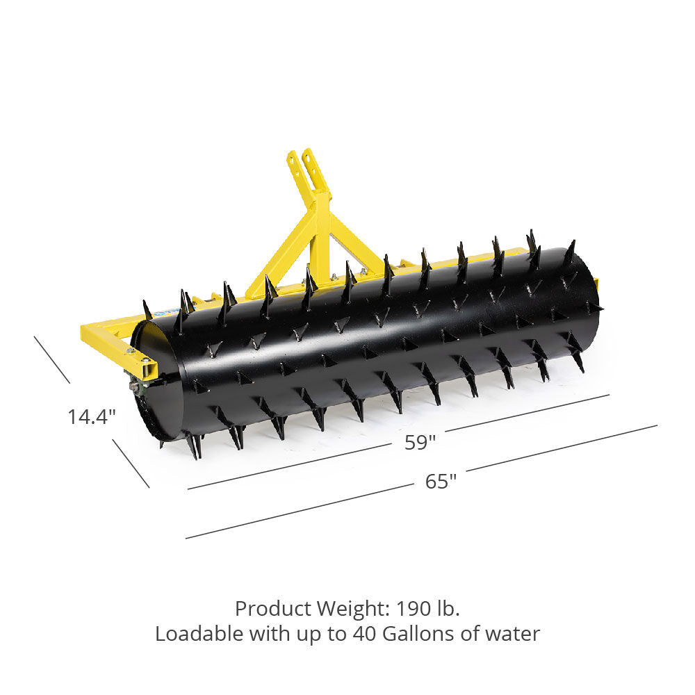 SCRATCH AND DENT - Drum Spike Aerator | 3-Point | 5 Ft - FINAL SALE - view 1