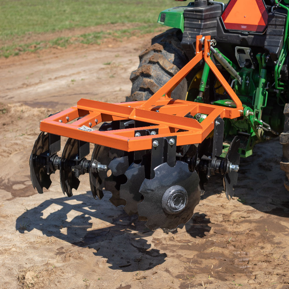 SCRATCH AND DENT - Cat 1 3 Point Notched Disc Harrow | 4 Feet - FINAL SALE