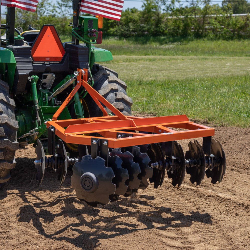 SCRATCH AND DENT - Cat 1 3 Point Notched Disc Harrow | 5 Feet - FINAL SALE