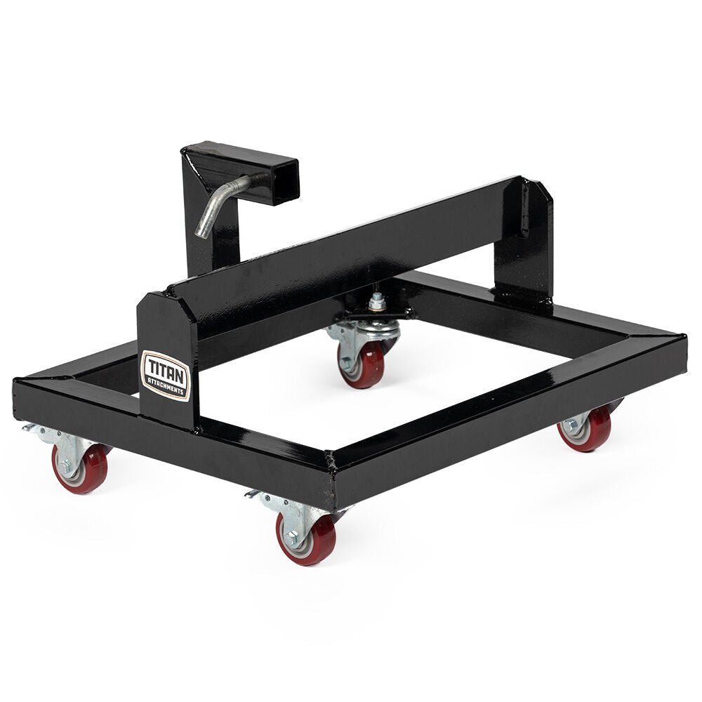 SCRATCH AND DENT - Suitcase Weight Cart with Receiver | Black - FINAL SALE - view 1