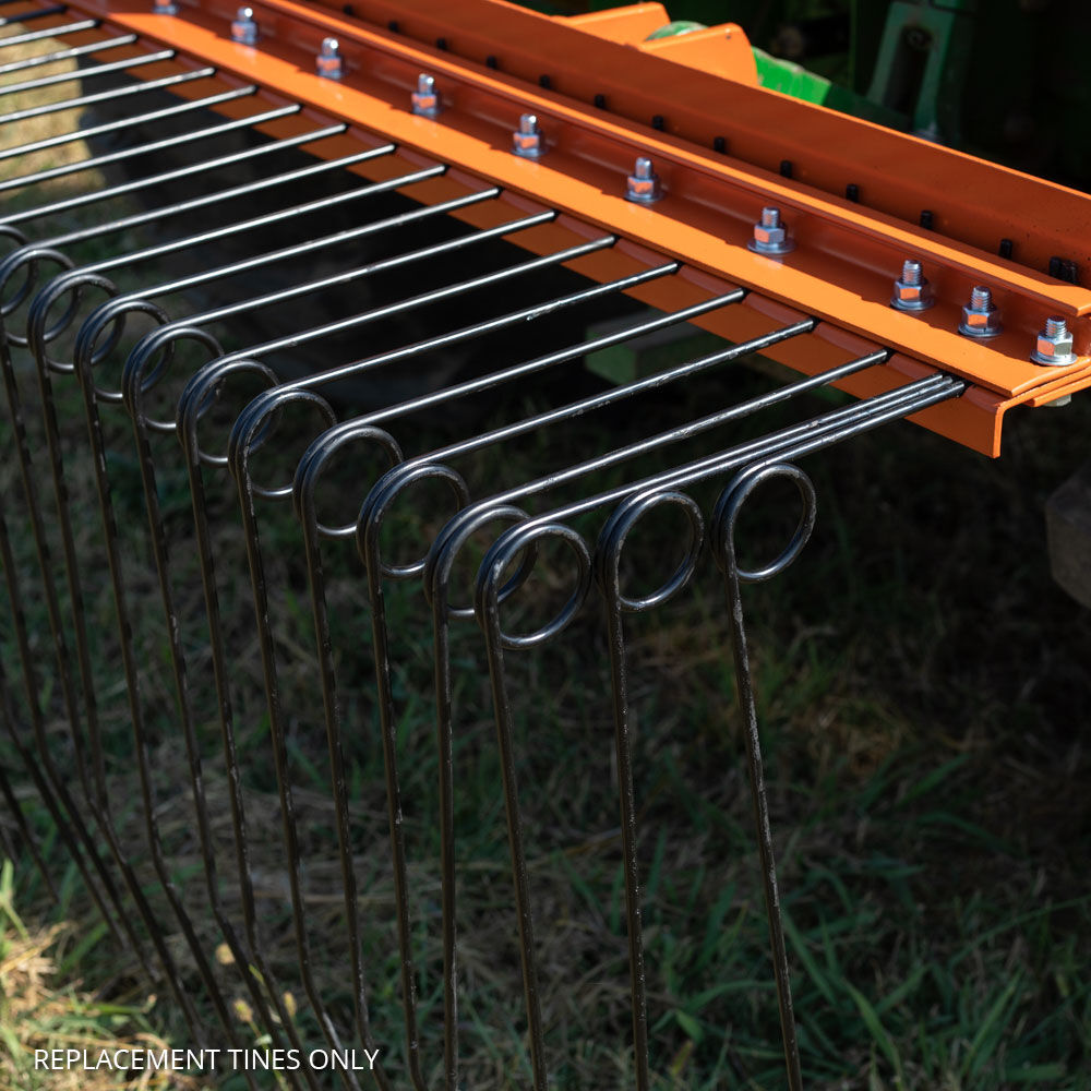 Scratch and Dent Titan Attachments Replacement Pine Straw Needle Rake Tines Outer 4 Tines Set FINAL SALE