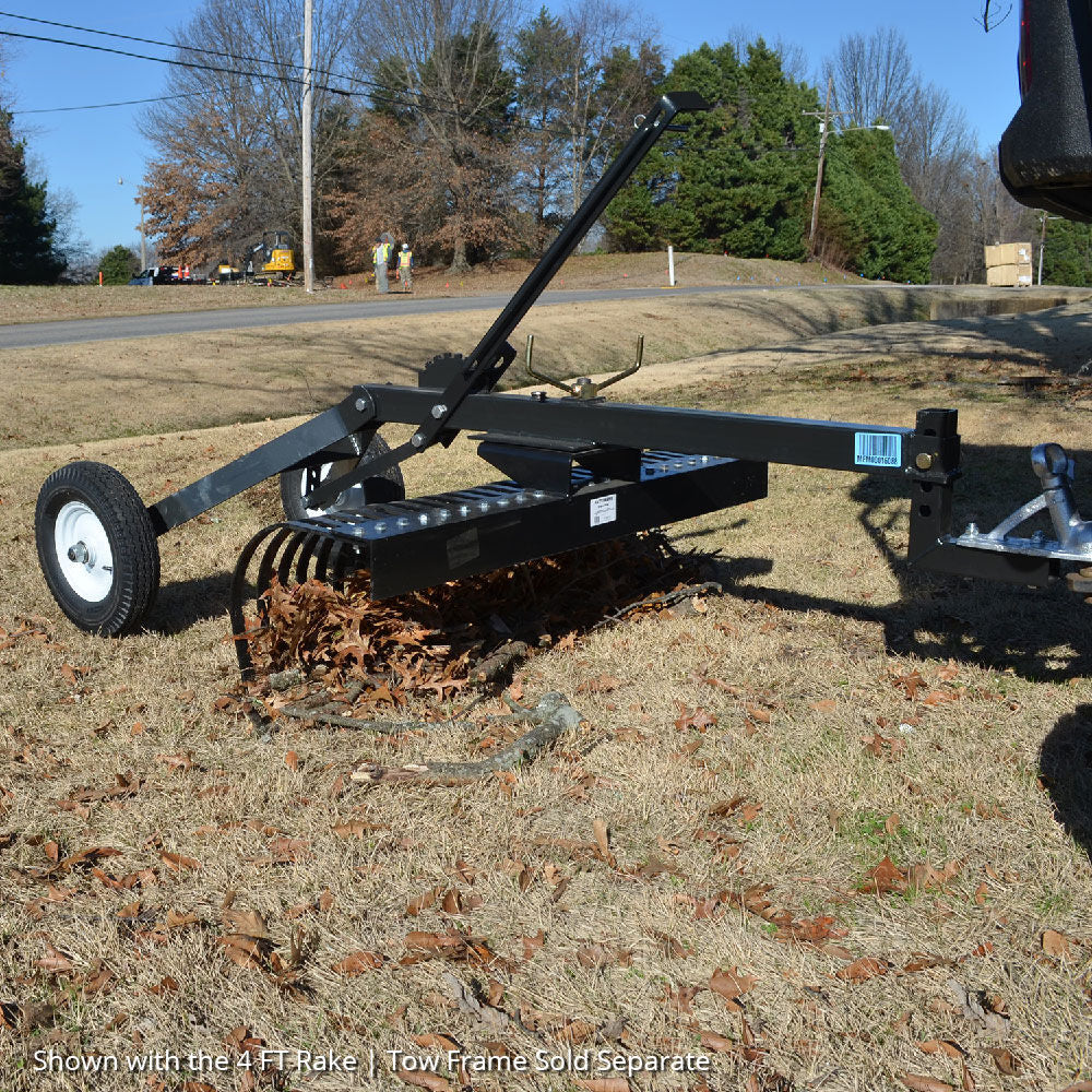 Landscape Rake Add On For Transformer Tow Frame | 6' - view 2