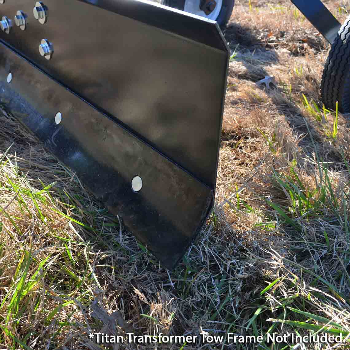 Grader Blade Add On For Transformer Tow Frame ATV UTV Skid