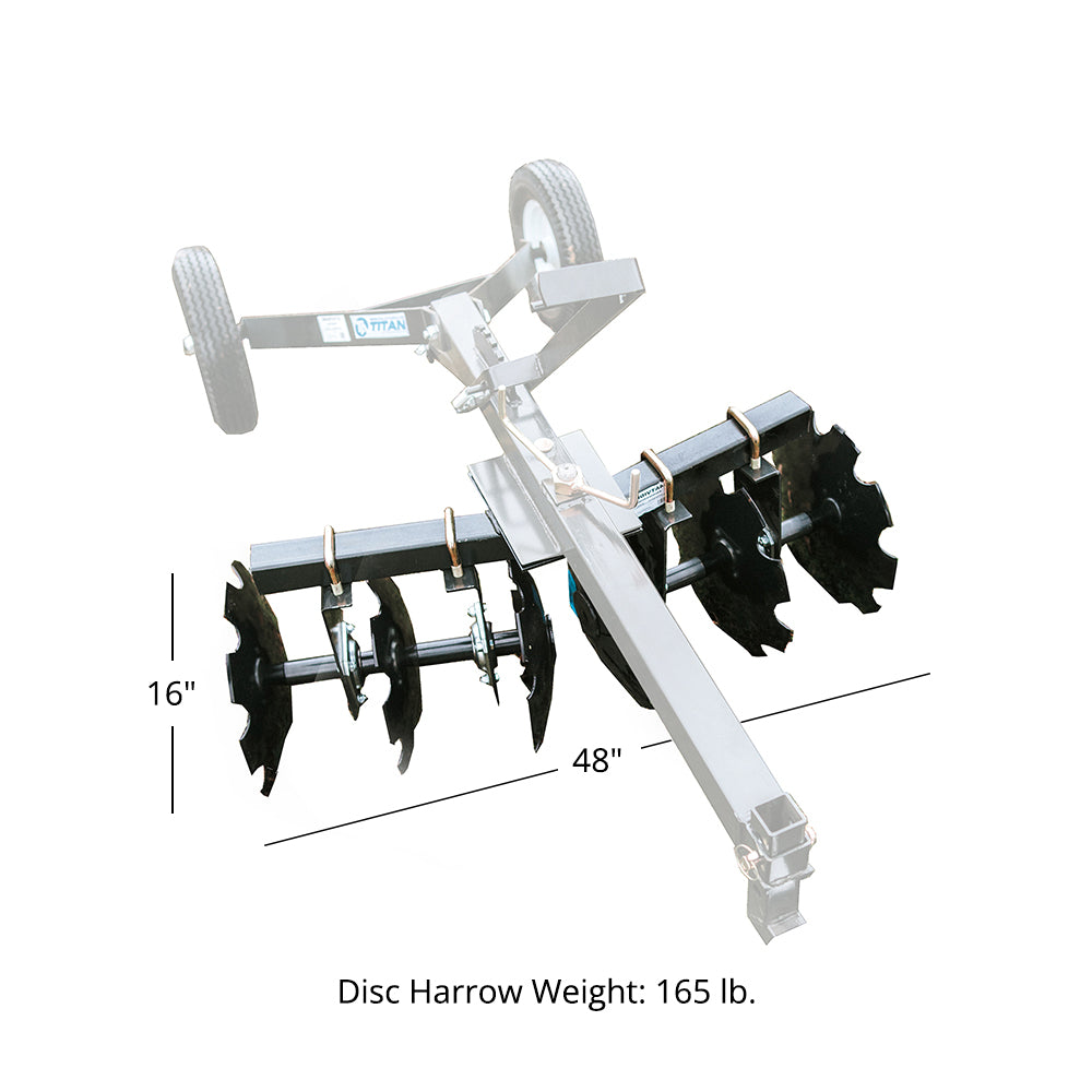 4 FT Notched Disc Harrow Add-On For Transformer Tow Frame - view 8