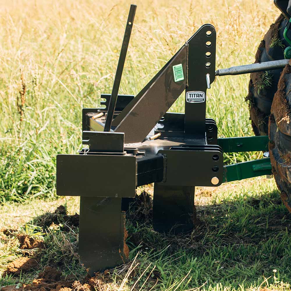 3 Shank Subsoiler Ground Ripper, Fits Cat 1 and 2, 3 Point Quick Hitch ...