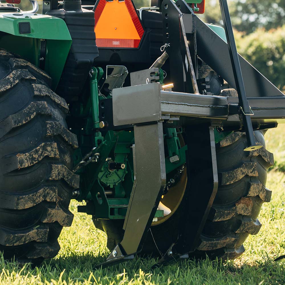 3 Shank Subsoiler Ground Ripper, Fits Cat 1 and 2, 3 Point Quick Hitch ...