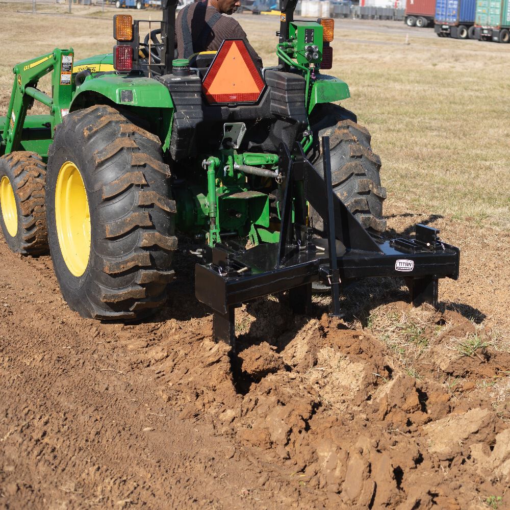 3 Shank Subsoiler, Category 1 and 2, 3 Point Quick Hitch Compatible